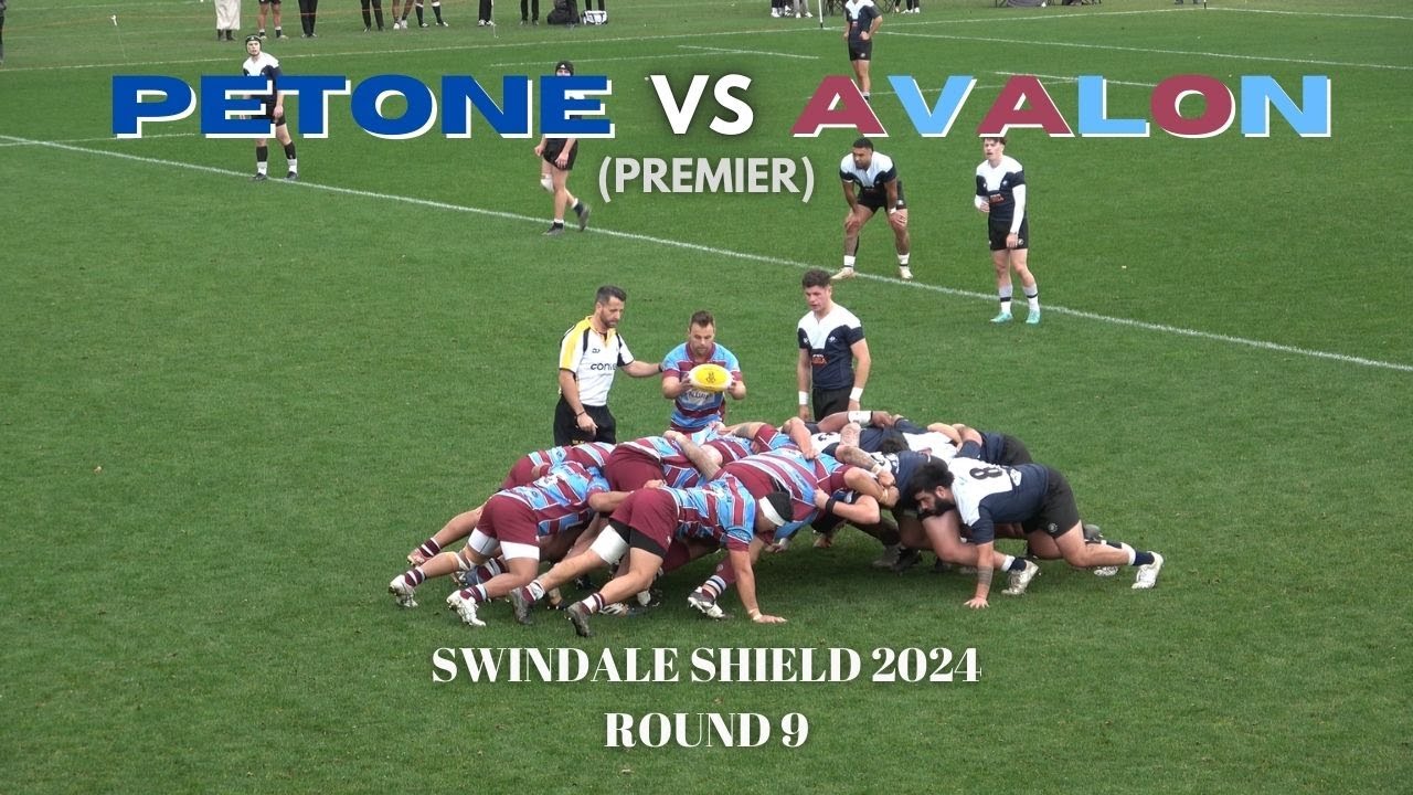 Wellington Club Rugby (4K Video) - Swindale Shield, Round 9, 2024 - Petone vs Avalon