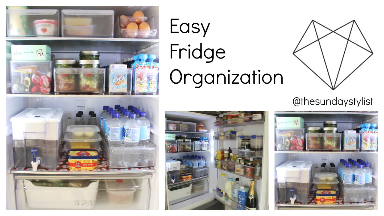 Organize Your Fridge Quick, Easy & Stylish || DECLUTTER WITH ME
