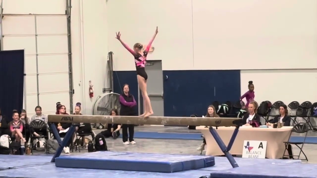 Level 7 Beam - 9.25 | TX State Meet 2025 | Lubbock, TX
