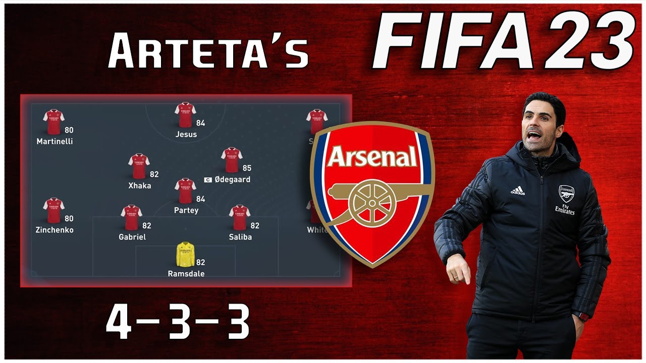 Master Arteta's Strategy: Recreate the 4-3-3 Formation in FIFA 23 - Ultimate Tutorial!