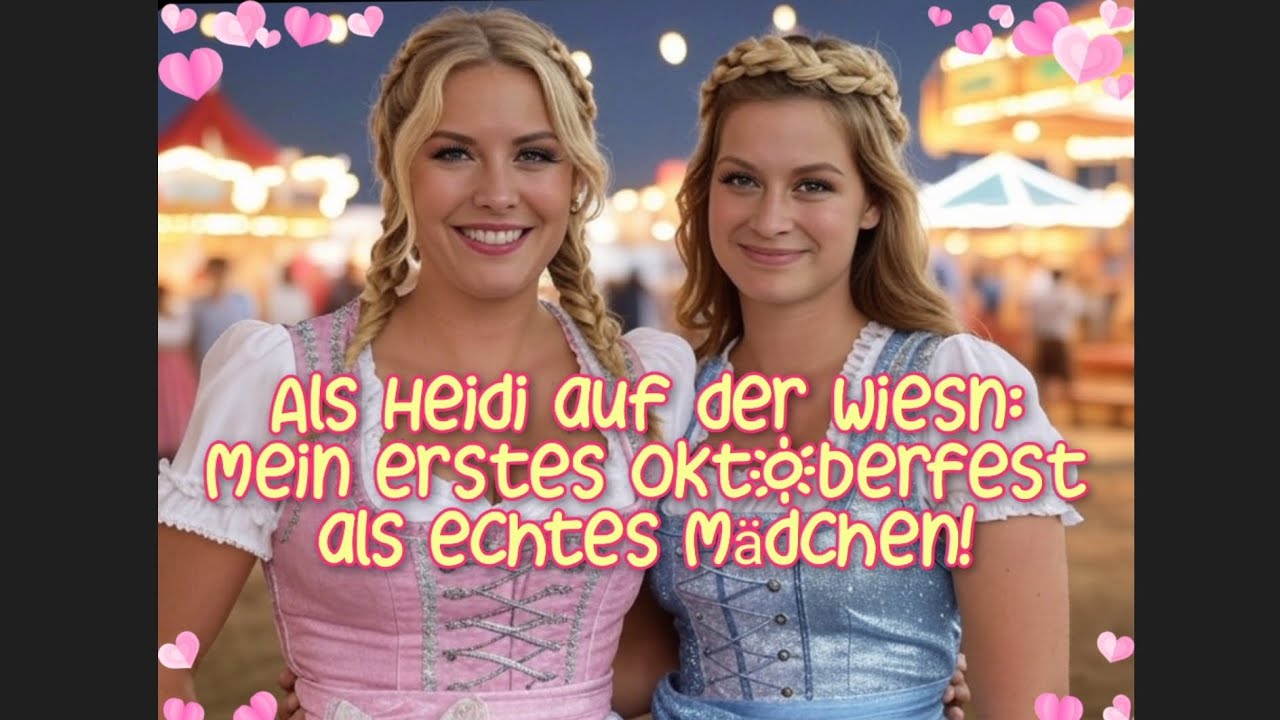🎥 Als Heidi auf der Wiesn: Mein erstes Oktoberfest als echtes Mädchen! 💃🍺🎡