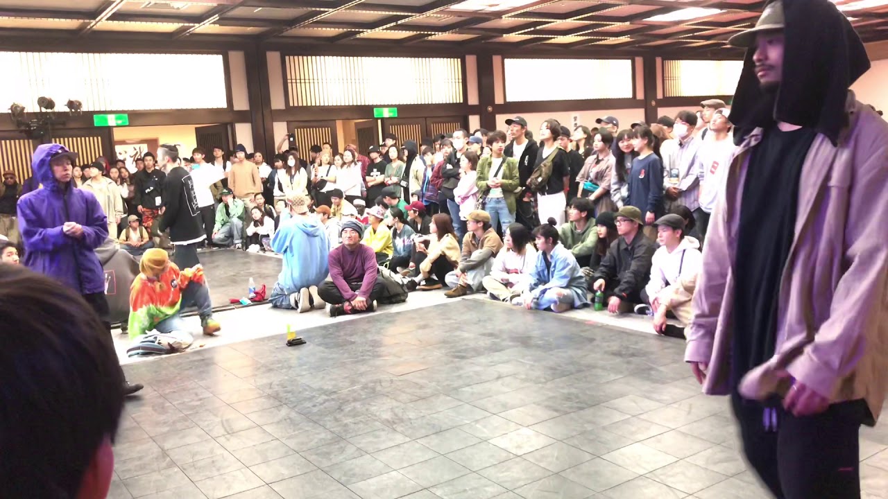 DANCE ALIVE HERO'S 2019 前日予選 HIPHOP SIDE BEST8 ルイス VS TATSUKI