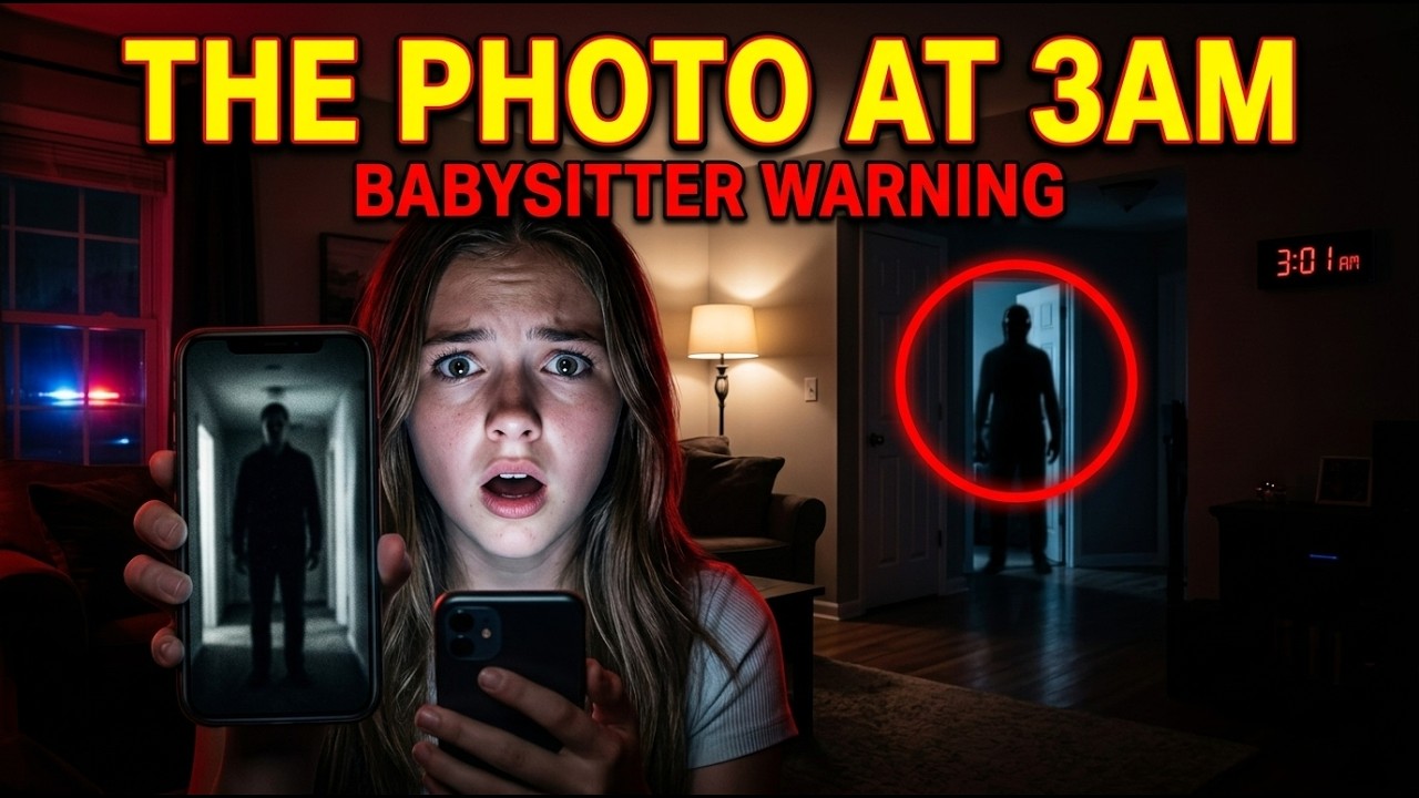 The Baby Sitter Sent a Photo At 3AM... But We Were Two Hours Away
