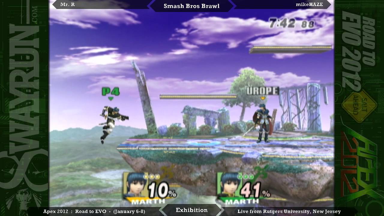 Apex 2012 - SSBB Exhibition - Mr R VS mikeHAZE