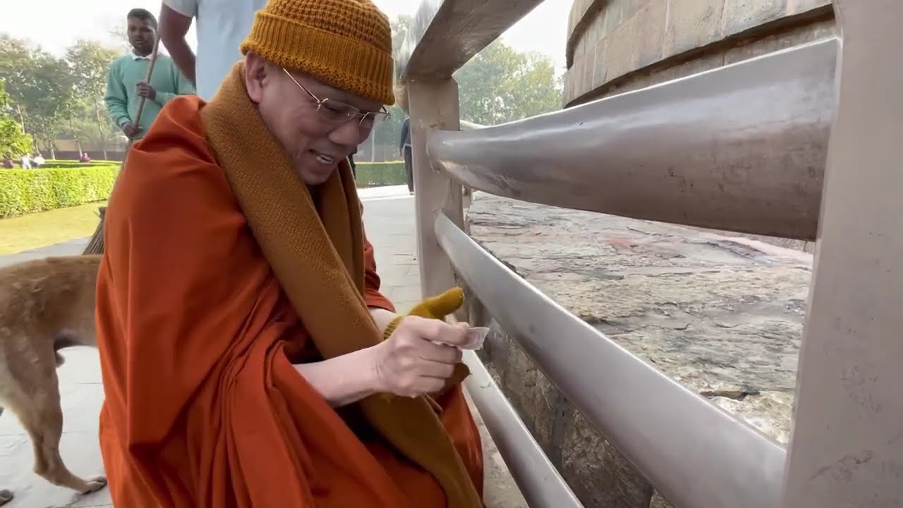 #สถานที่ปฐมเทศนา พระพุทธเจ้าทรงแสดงปฐมเทศนาแก่ปัญจวัคคีย์ เมืองสารนาถ