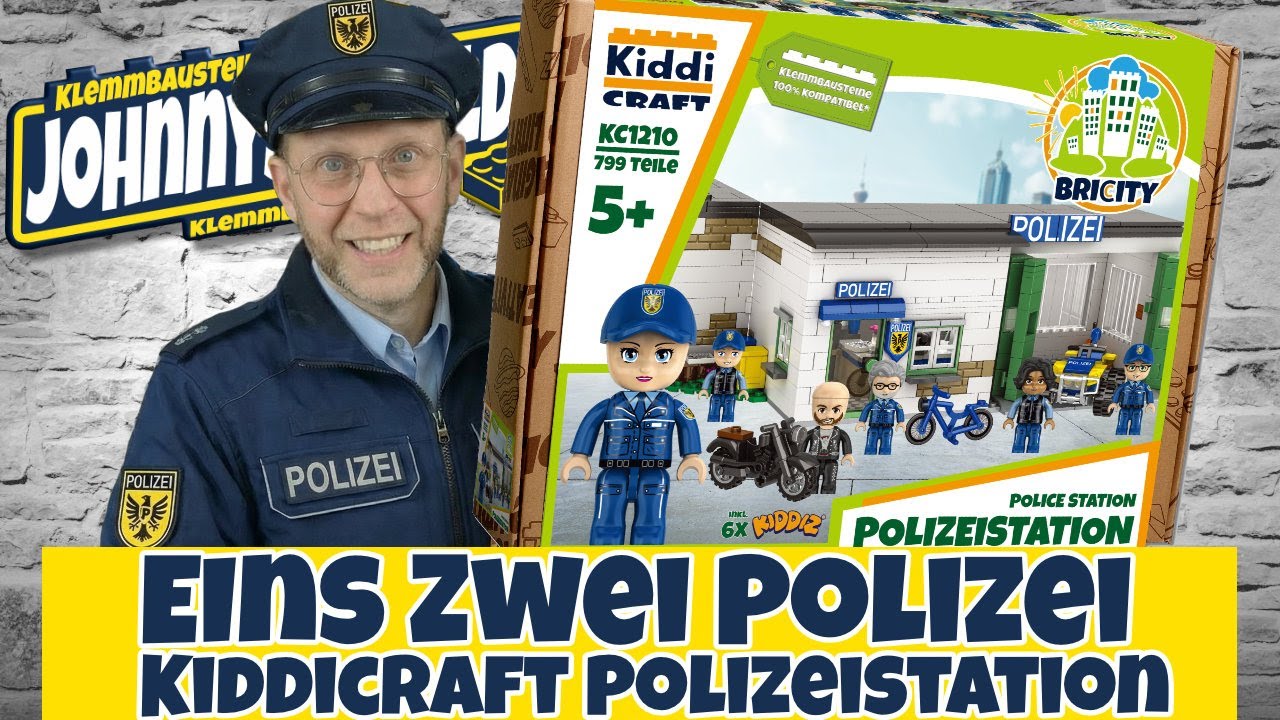 Spieltiefe statt nur Fassade - Die Kiddicraft KC1210 Polizeistation