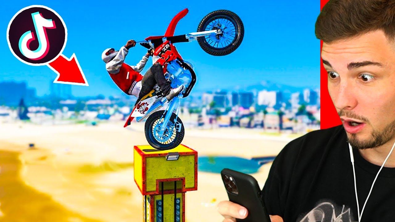 VIRALE GTA 5 STUNTS auf TIK TOK NACHMACHEN 6.0