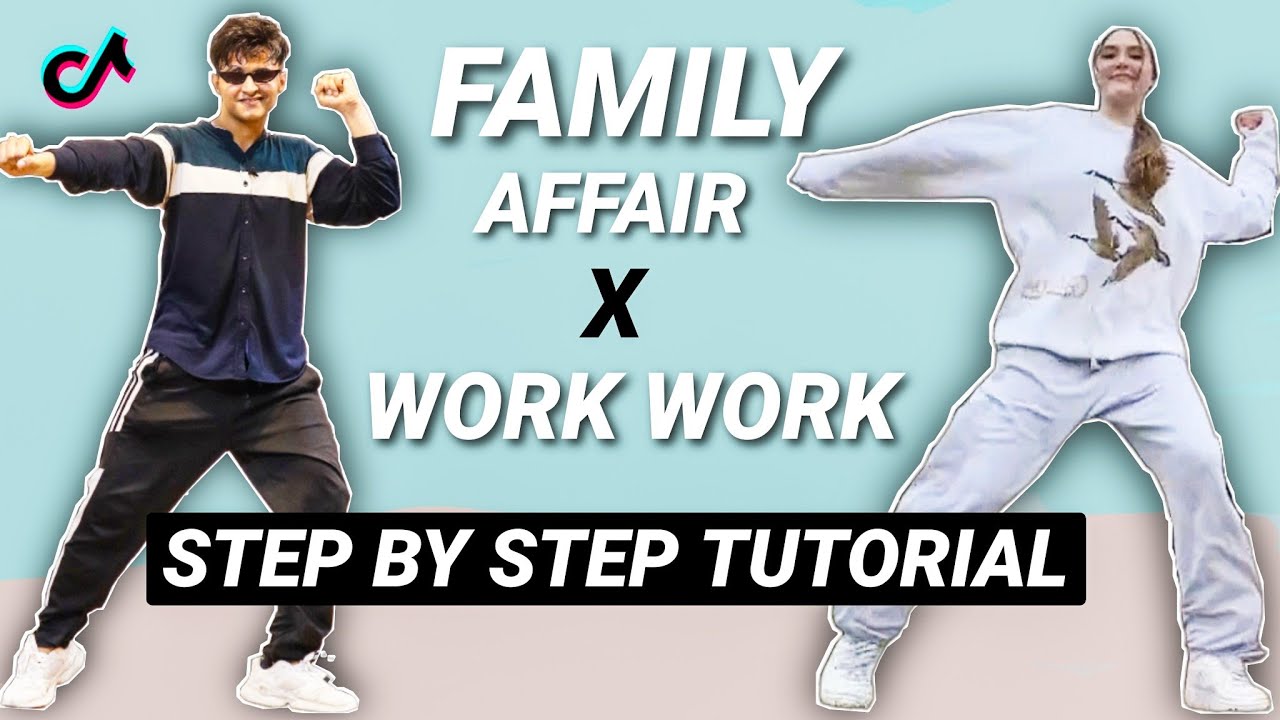 Family Affair x Work *EASY TIKTOK TUTORIAL WITH MUSIC*