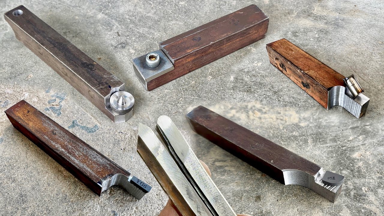 Five Important Tools making for Lathe Machine Videos | Tools making ideas for lathe working