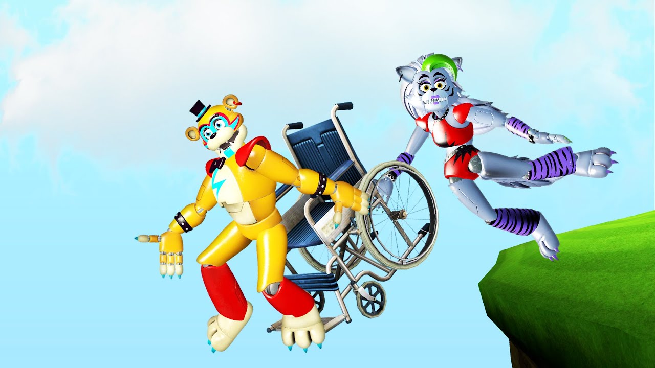 FNAF 9 Garrys Mod Ragdolls and Falls GMOD ep.61