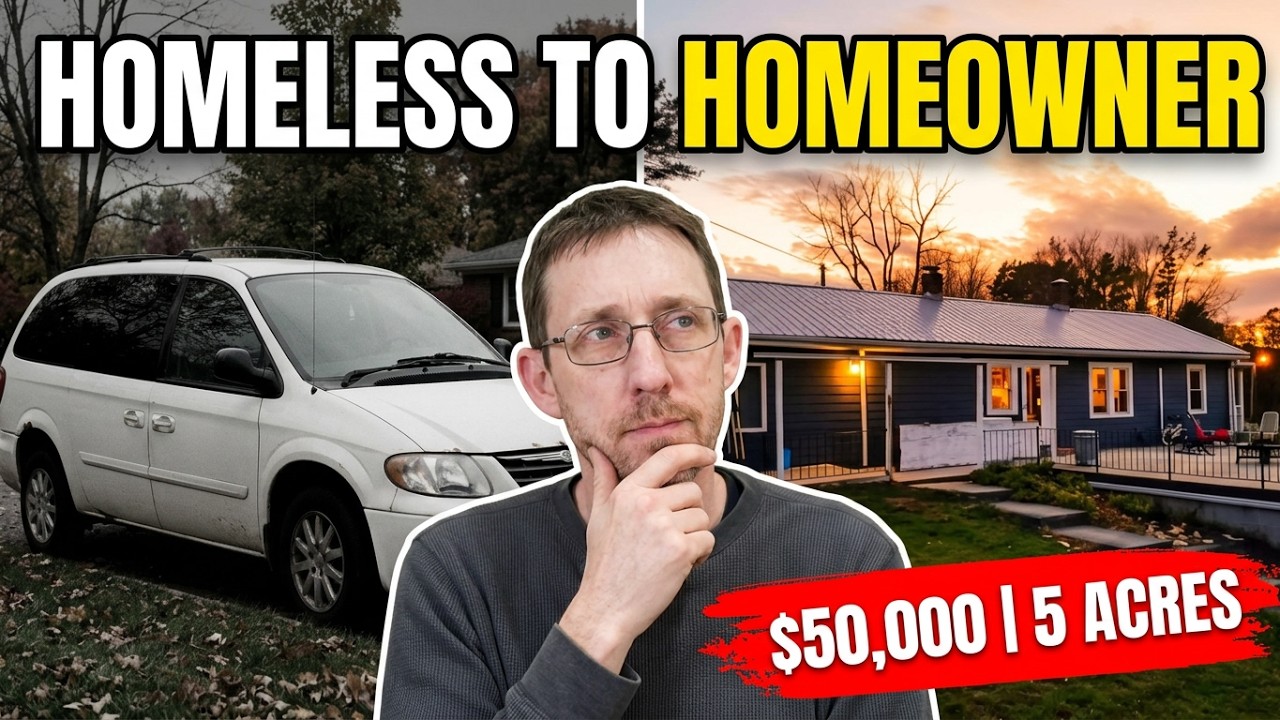 Homeless to homeowner? We bought 5 acres for $50k