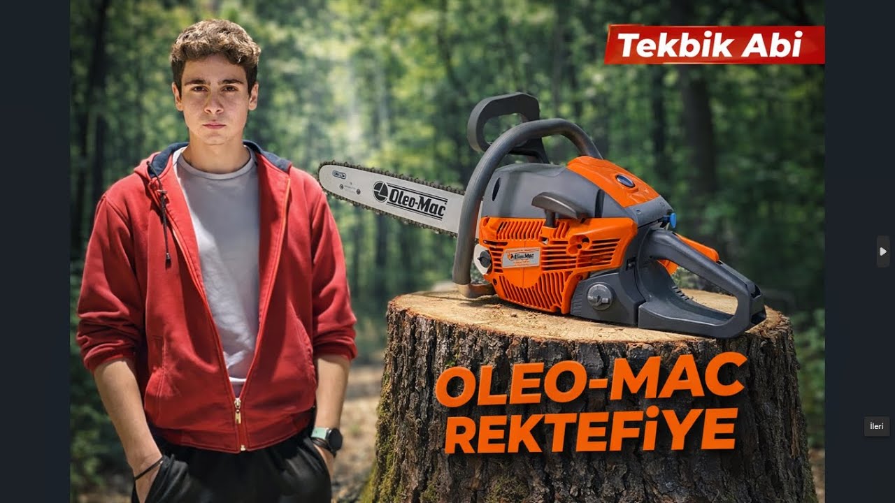 Oleo Mac GHS 56 Kesim Moturu Rektefiyesi.