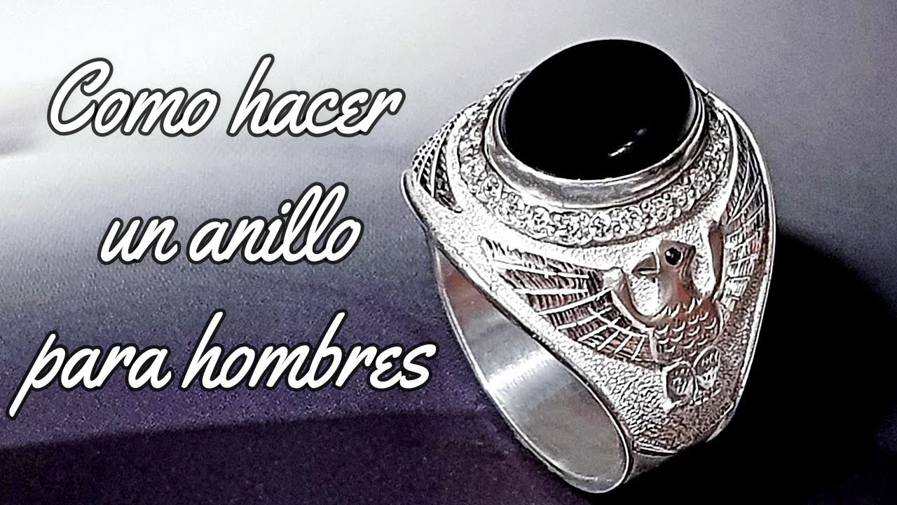 COMO HACER UN ANILLO PARA HOMBRES DE AGUILA ( how to make a ring for men part 2 )