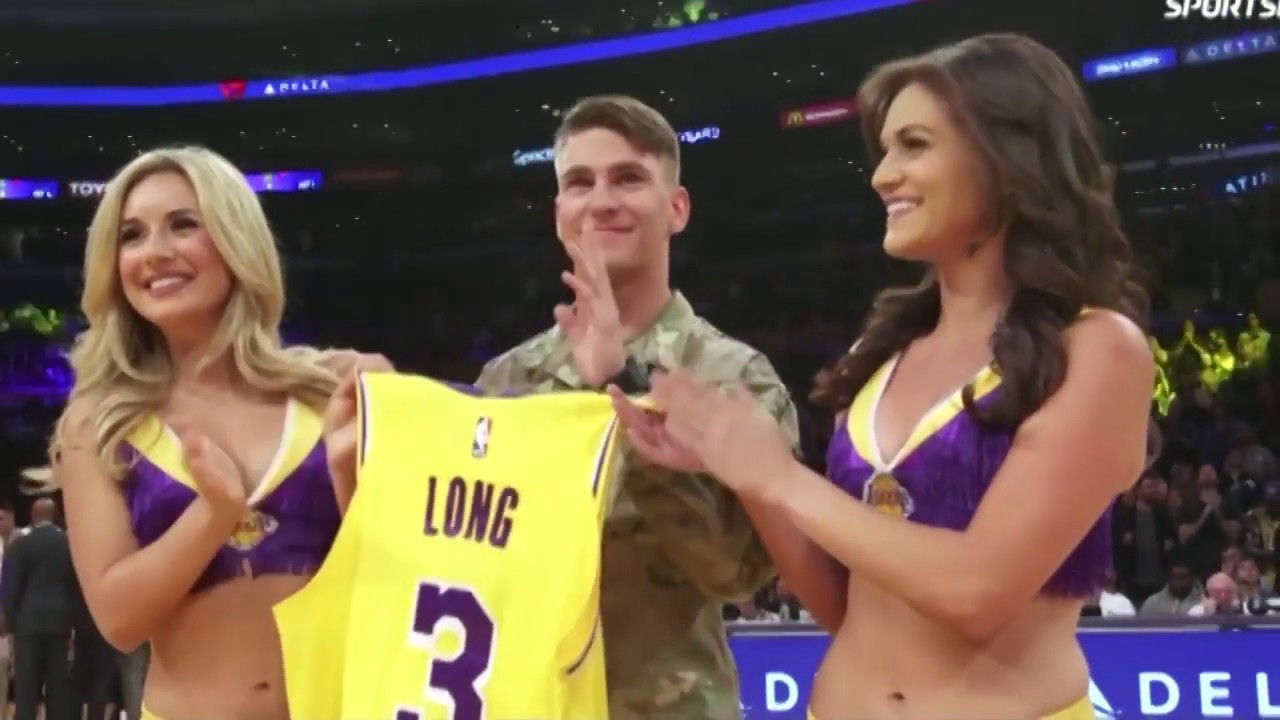Hoops For Troops: Lakers Honor Local Military
