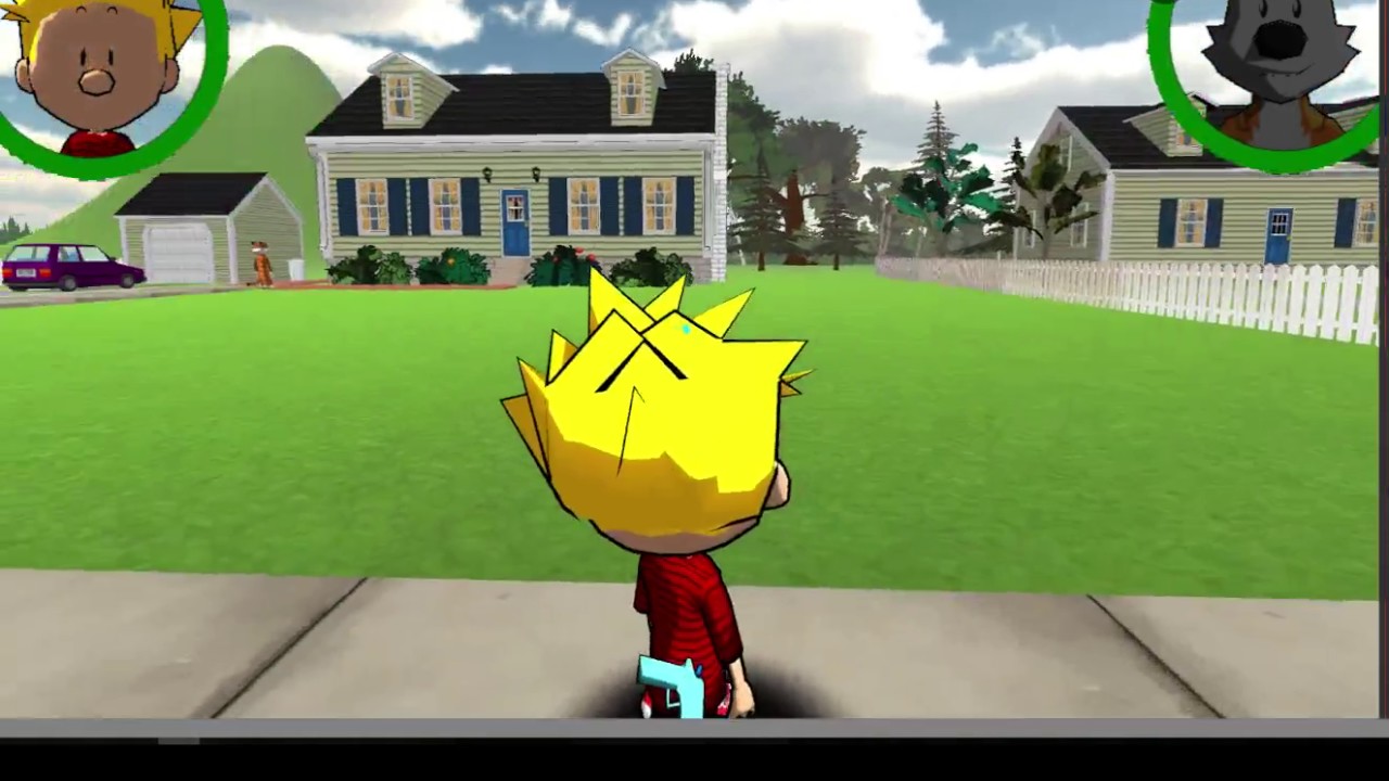 Calvin and Hobbes 3d: Outdoors (WIP)