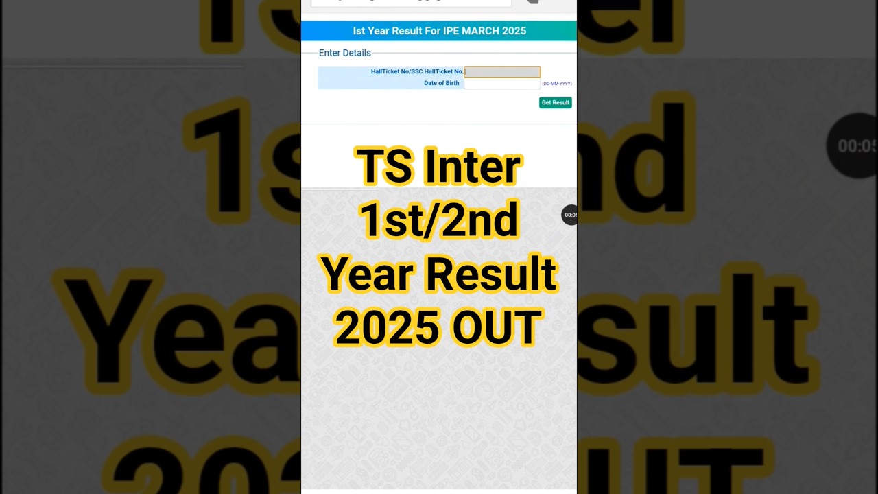 TS Inter Results 2025 🔵 How To Check TS Inter Result 2025 ? TS Inter 1st/2nd Year Result 2025 Link