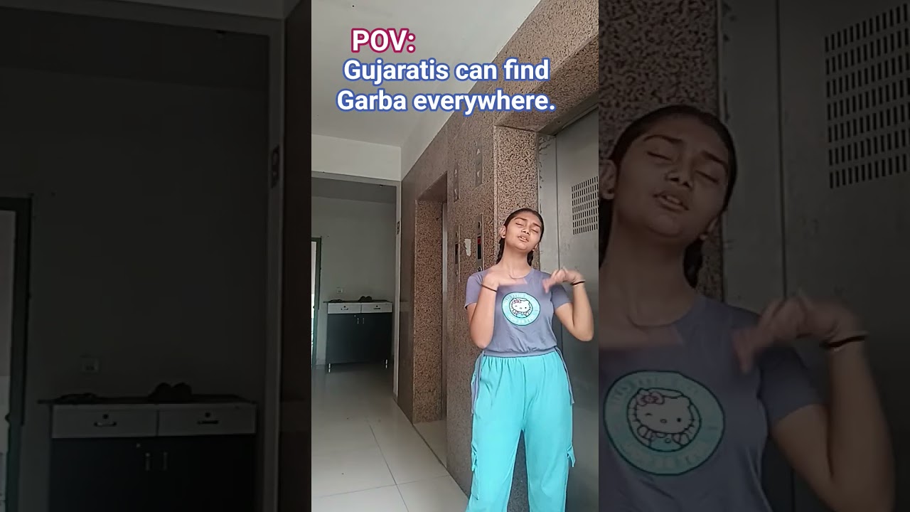 Gharba lovers #laugher #new #trend #funny gharba #gujaratis during navratri #ishika #dance #Gharba..