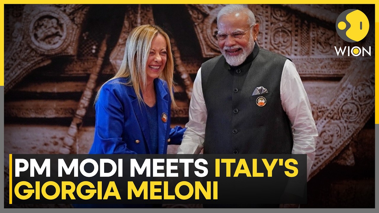 India-Italy Bilateral Meet at 17th Century Villa Doria Pamphili | WION NEWS