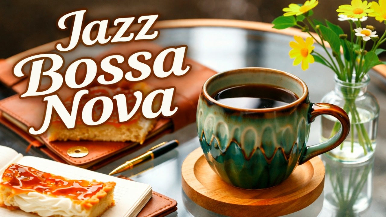 Morning Bossa Nova ☕🌼 Smooth Jazz Cafe Music for Relaxing, Studying & Positive Vibes ~ Cozy Coffee