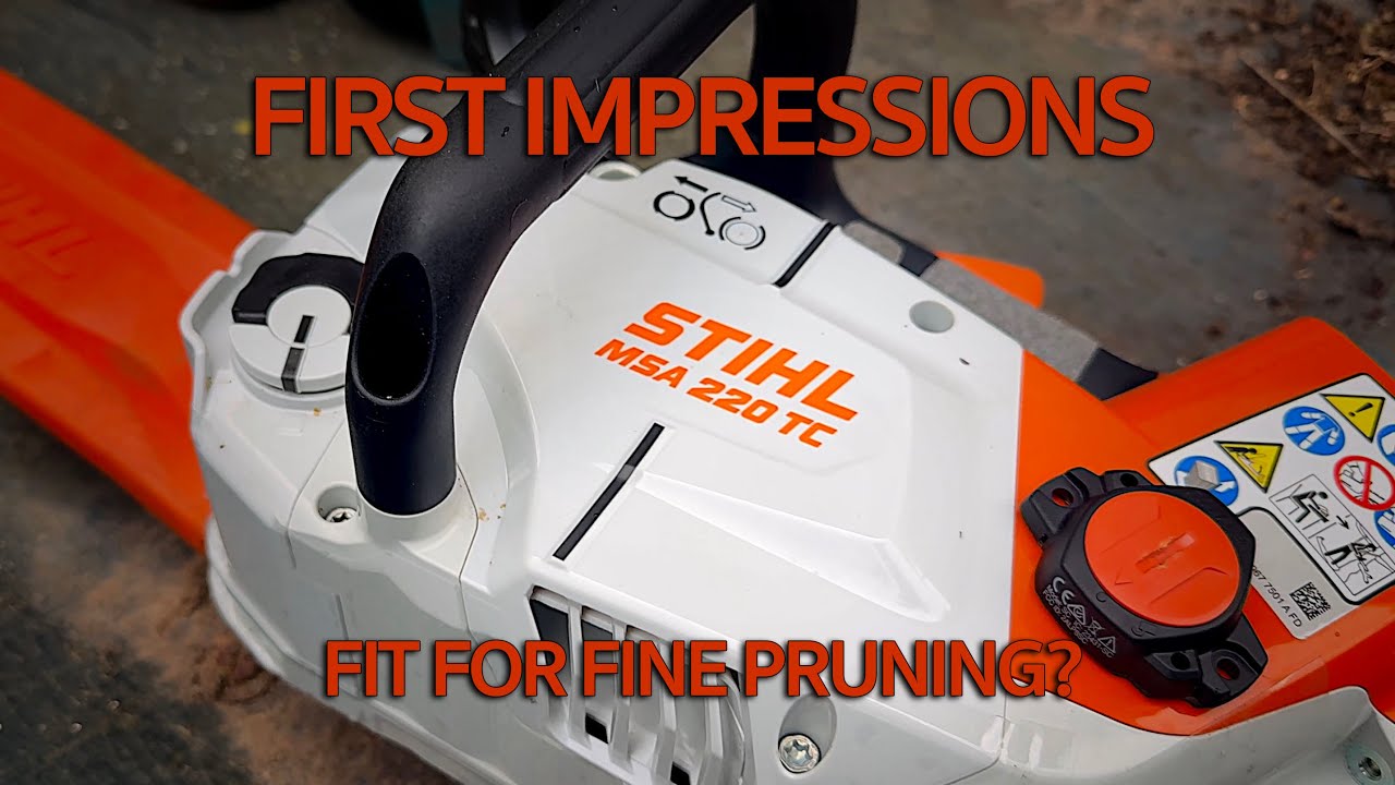 Первые впечатления от бензопилы Stihl MSA 220 TC-O — лучше, чем 200T?