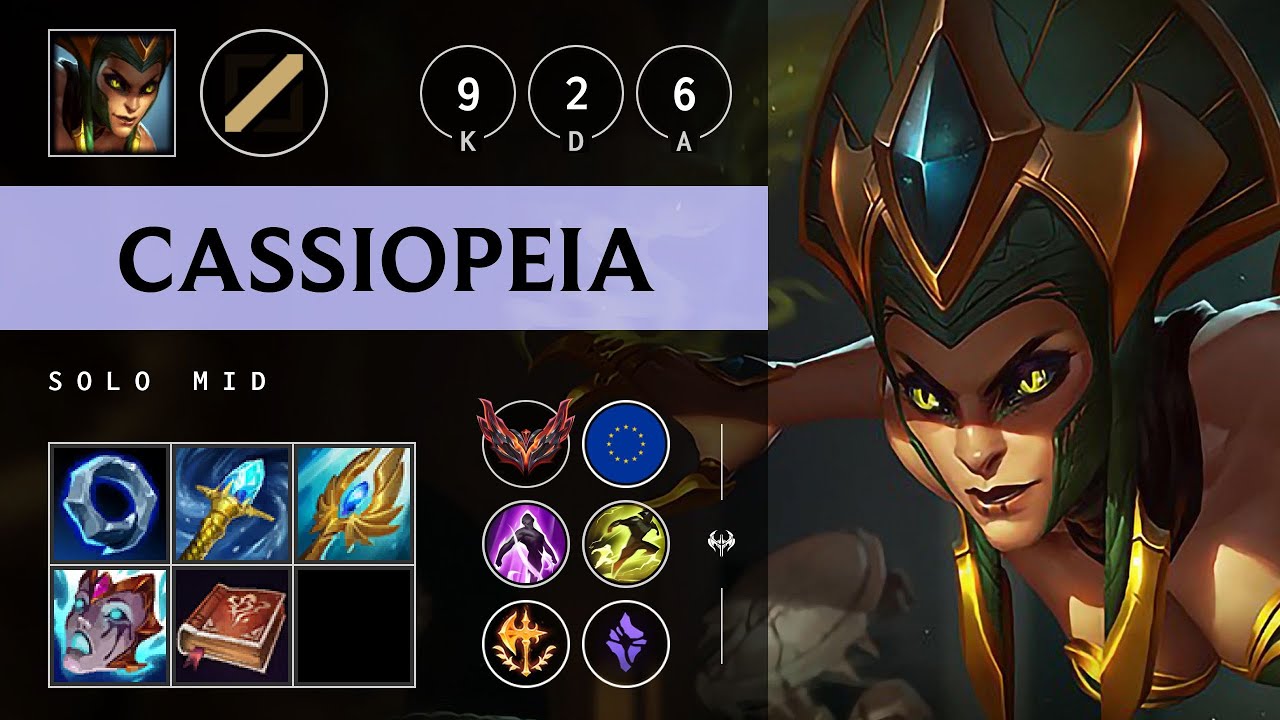 Cassiopeia Mid vs Vladimir - EUW Grandmaster Patch 25.21