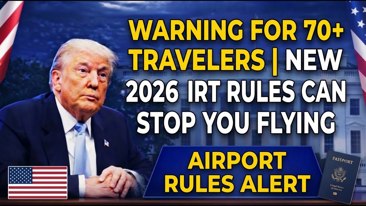 WARNING for 70+ Travelers  New 2026 Airport Rules Can Stop You Flying