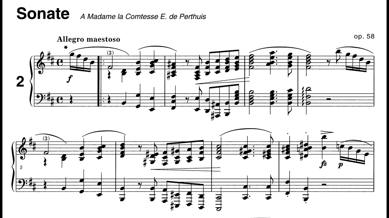 Chopin - Piano Sonata No. 3, Op. 58 [Blechacz]