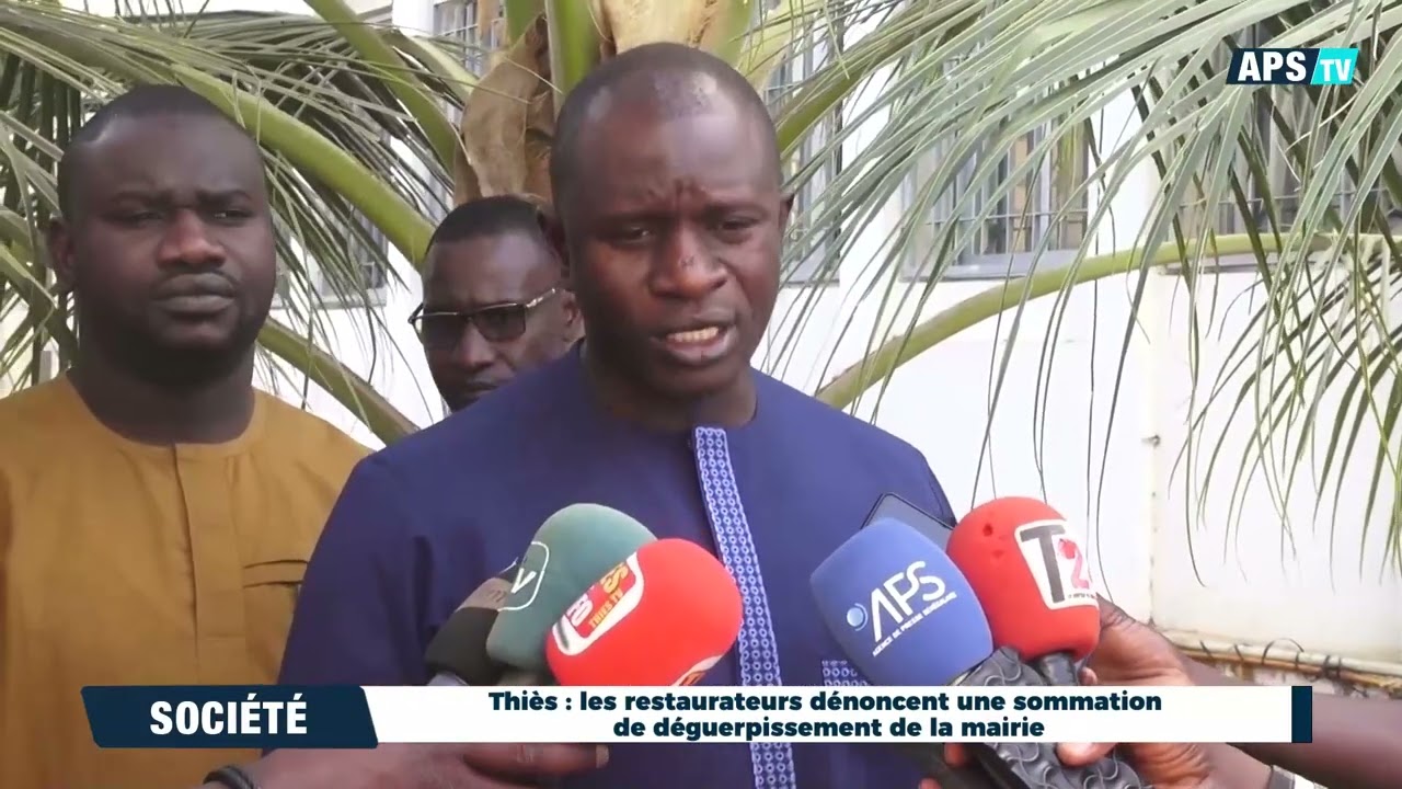 Thiès : les restaurateurs dénoncent une sommation de déguerpissement de la mairie