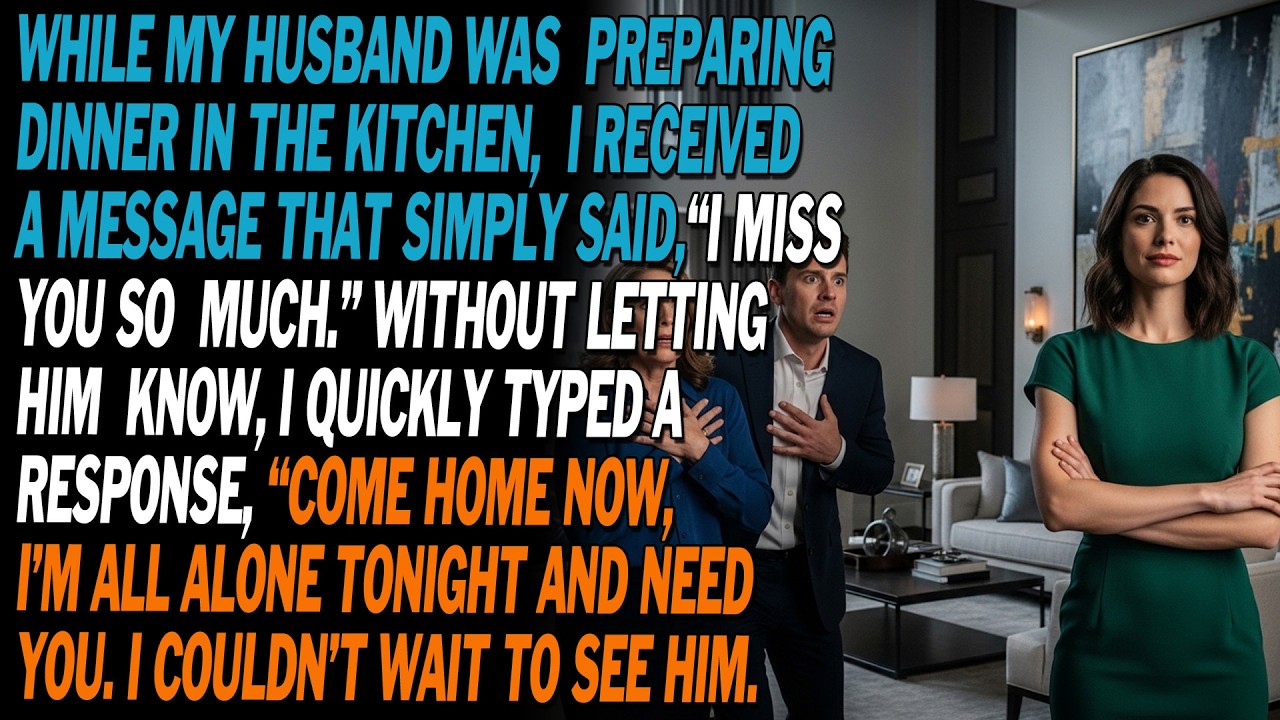 📱 While My Husband Cooked, I Got A Kakaotalk: “I Miss You.” I Replied, “Come Home Now—i’m Waiting.”