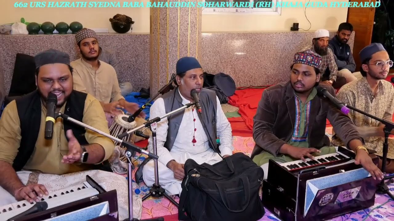 MEHFIL E SAMA (8) 662 URS HAZRATH SYEDNA BABA BAHAUDDIN SOHARWARDI (RH) KHAJA GUDA HYDERABAD