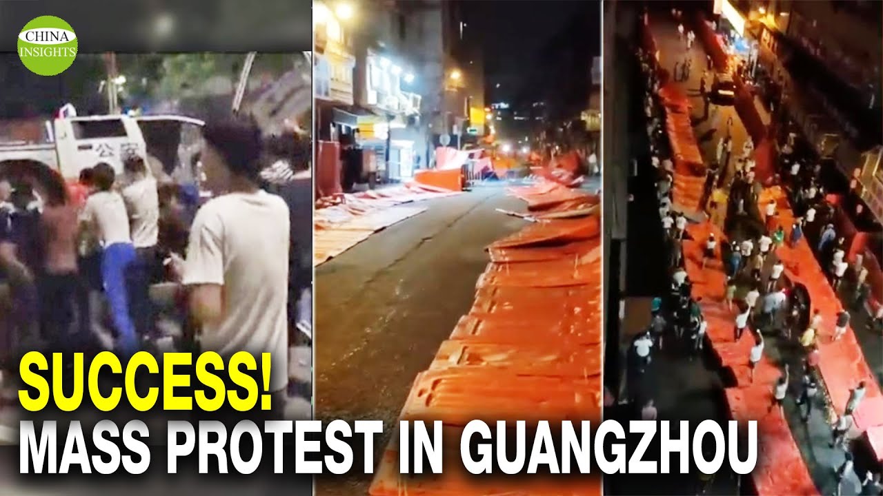 Tens of thousands of people storm the blockade, workers free to escape Guangzhou/Foxconn Updates