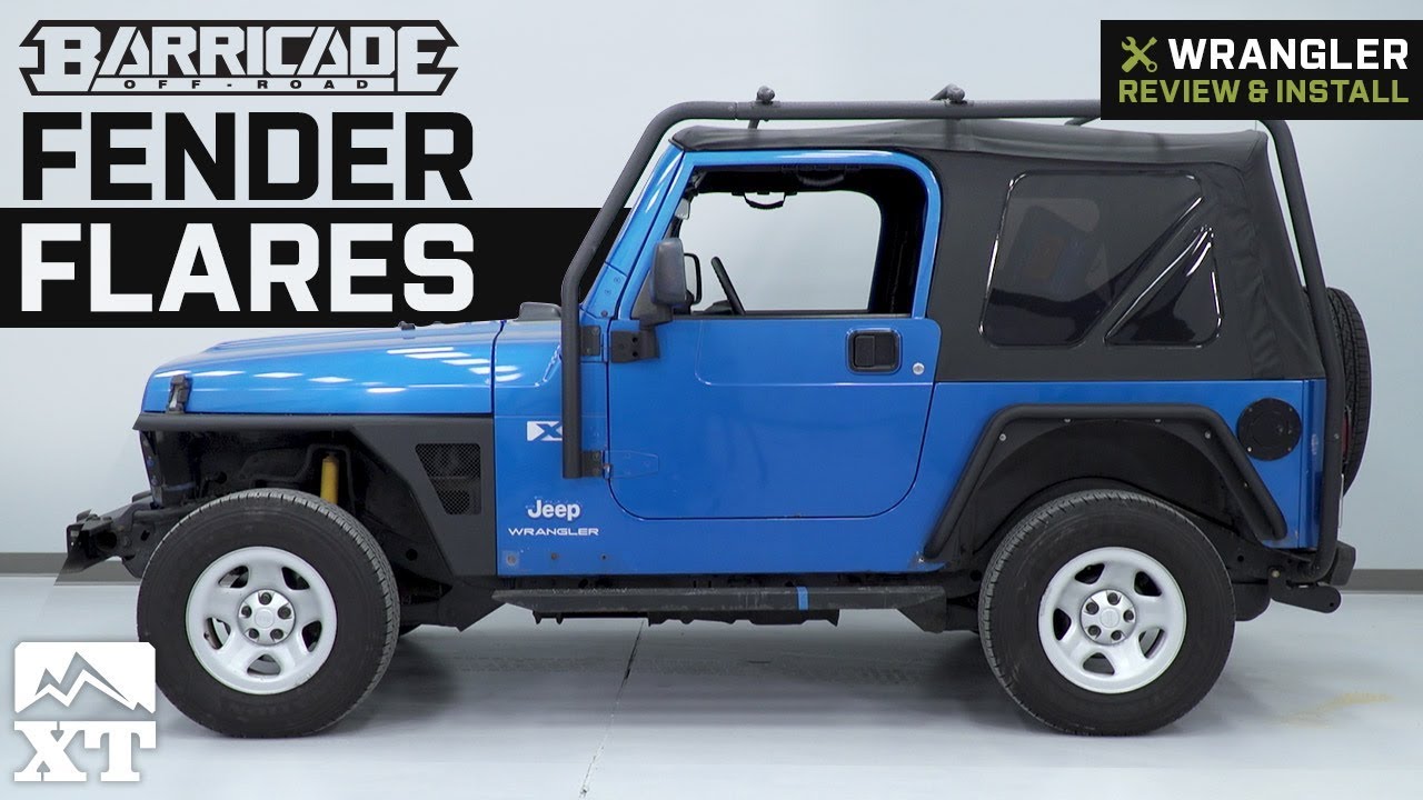 Jeep Wrangler Barricade Fender Flares (1997-2006 TJ) Review & Install