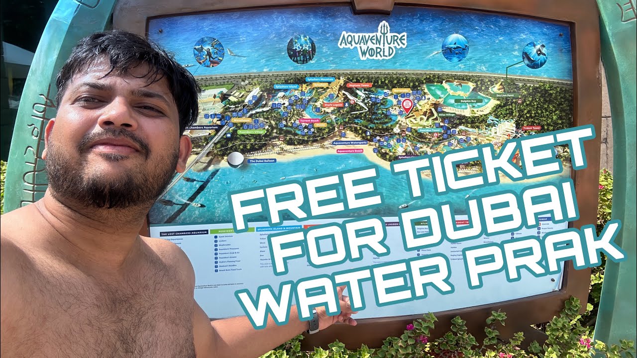 HOW TO GET FREE TICKET FOR ATLANTIS WATER PARK DUBAI VLOG 2025