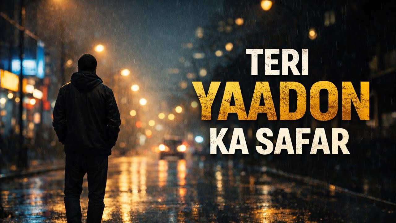 Teri Yaadon Ka Safar | Emotional Hindi Love Rap | Realistic Romantic Rap 2026