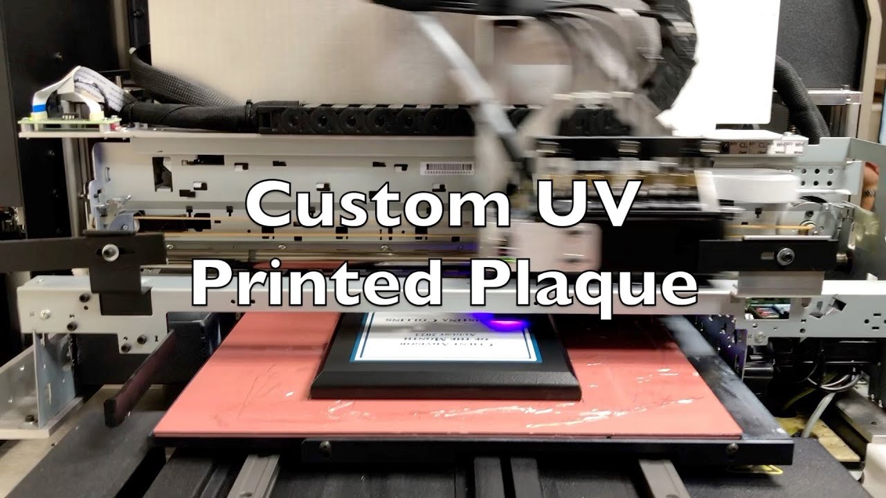 Custom UV Printed Plaques
