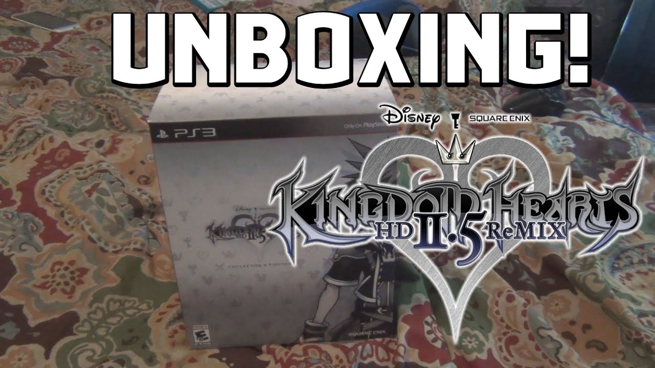 Unboxing: Kingdom Hearts HD 2.5 ReMIX Collectors Edition