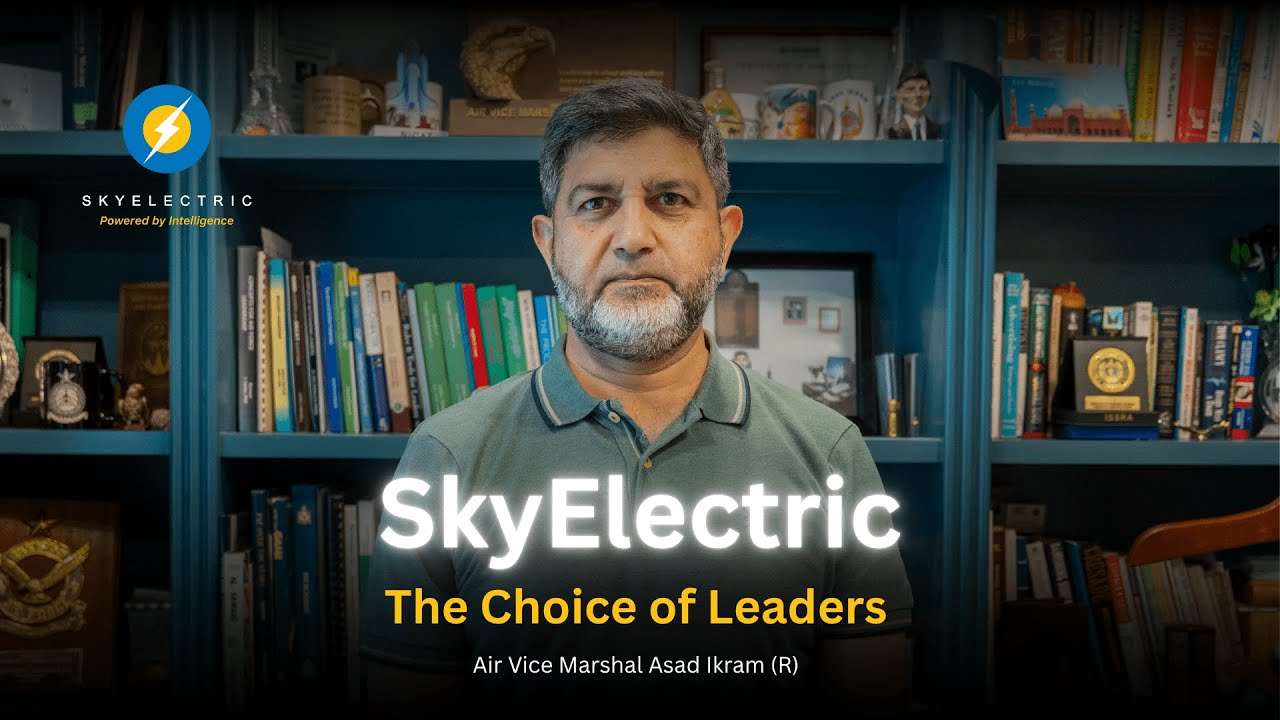 SkyElectric &ndash; The Choice of Leaders. Watch AVM (R) Asad Ikram share his journey with SkyElectric.