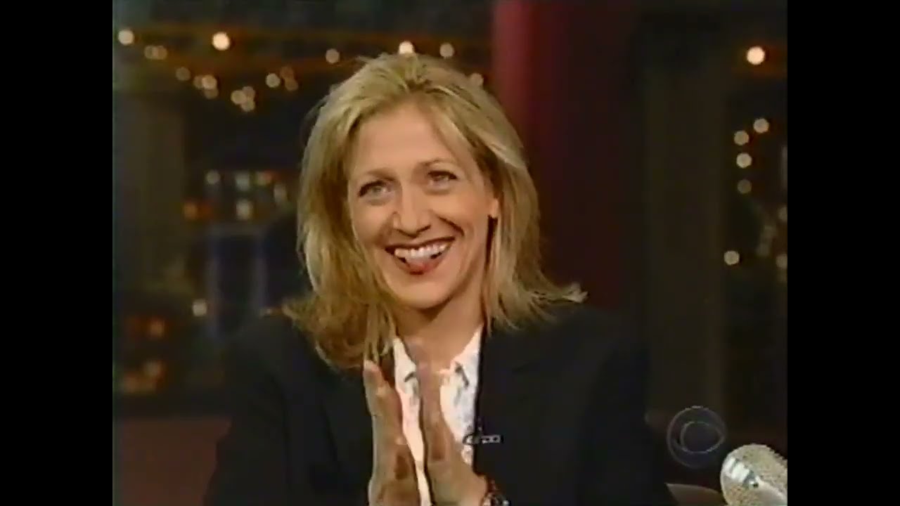 Edie Falco interview on The Late Show with David Letterman (1999.09.14)