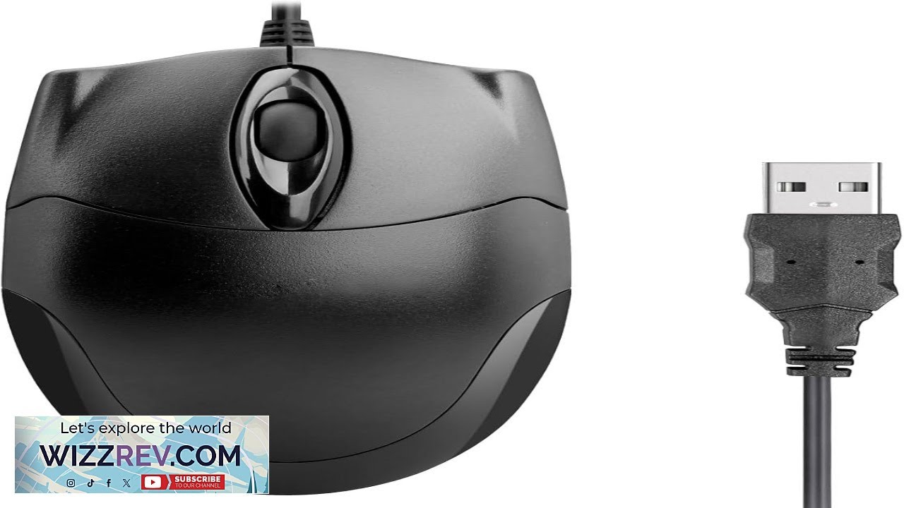 Проводная офисная мышь ONE UP с USB-интерфейсом, эргономичным дизайном, 3 кнопками, оптическая мы...