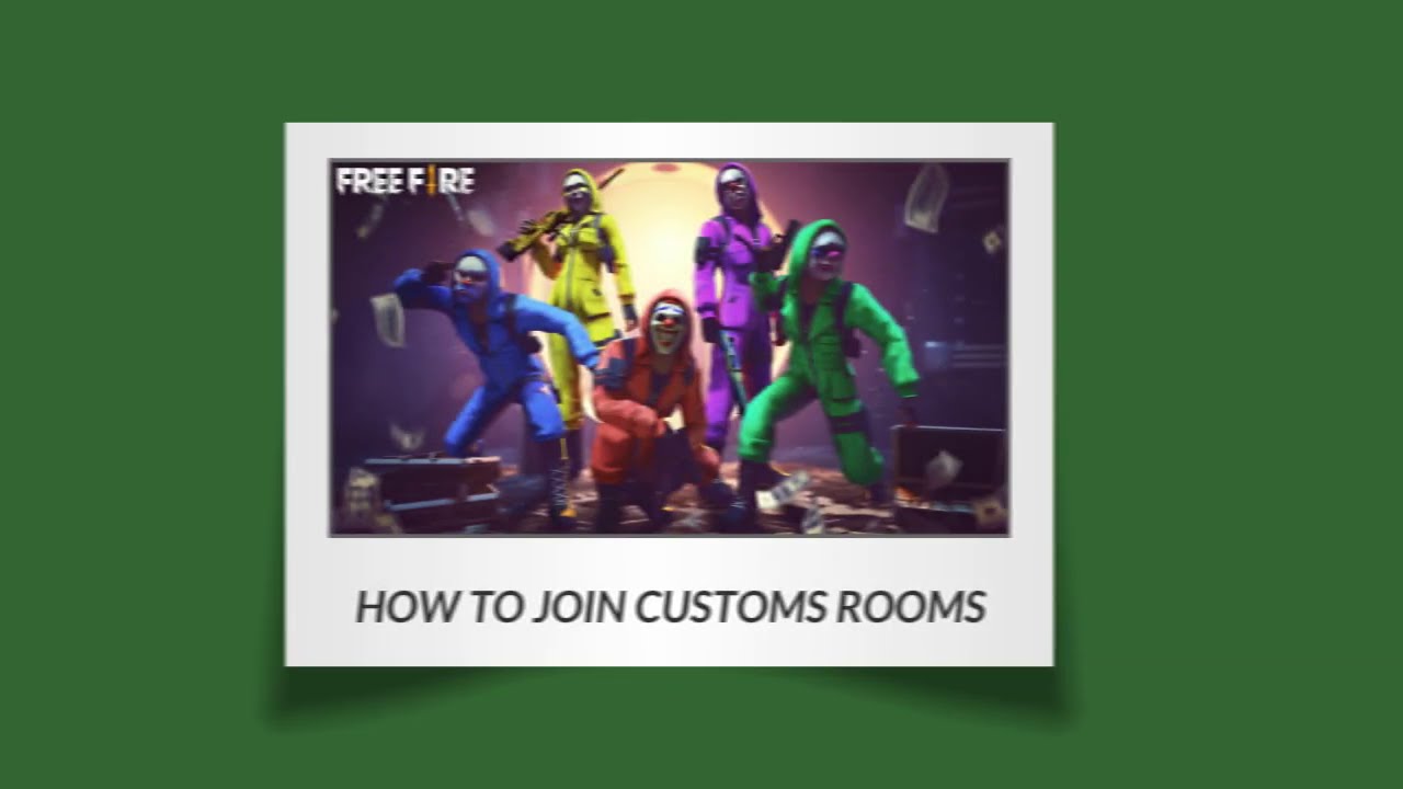FREE FIRE : HOW TO JOIN CUSTOM ROOMS