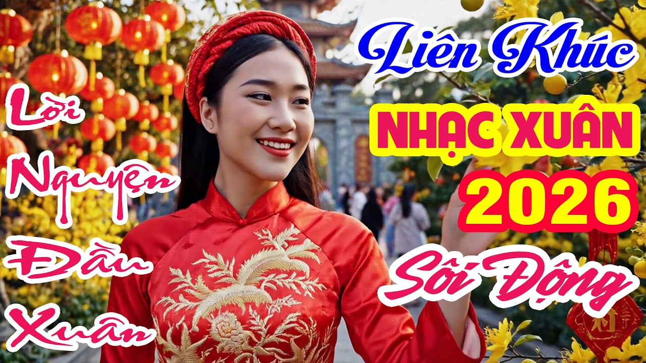 LỜI NGUYỆN ĐẦU XUÂN - LIÊN KHÚC NHẠC XUÂN 2026 SÔI ĐỘNG I AL SINGER