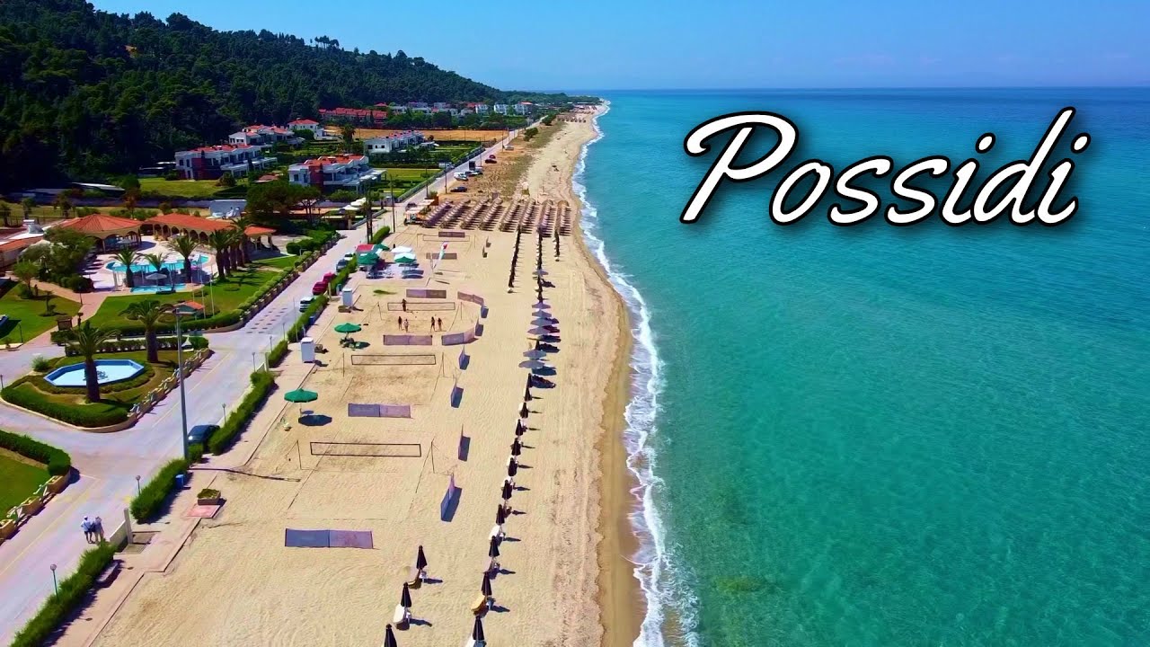 Possidi beach. Halkidiki. June 2022