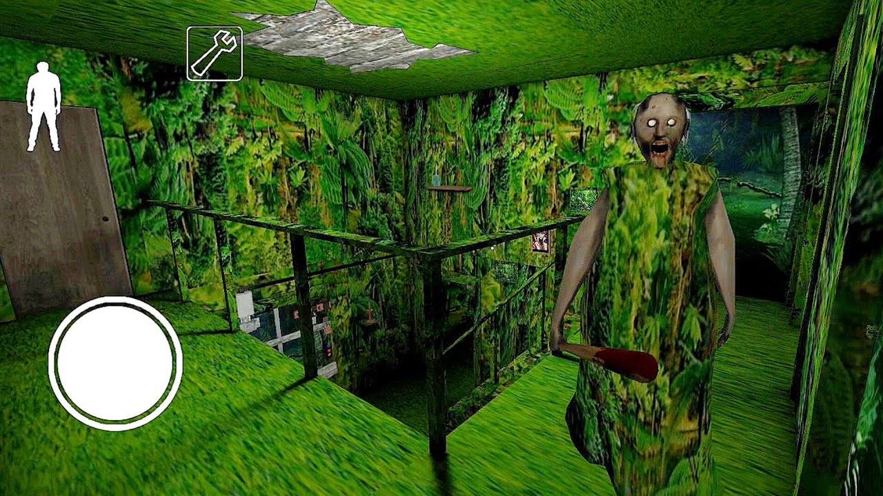 Granny game horror escaping Gameplay!granny jungle granny Gameplay 