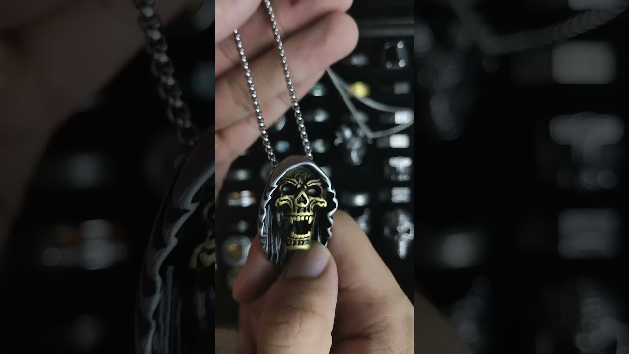 Skull Stainless Steel Gothic Pendant