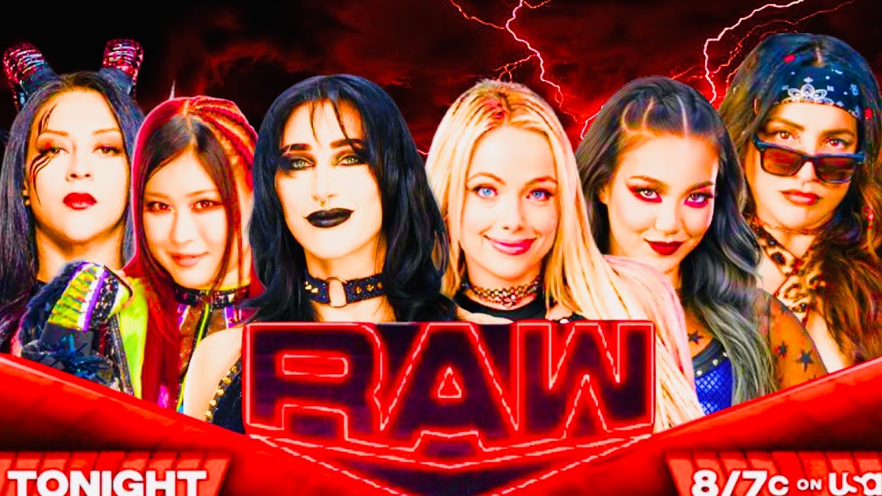 WWE 2K25 - Rhea Ripley & Iyo Sky & Stephanie Vaquer VS Liv Morgan & Roxanne Perez & Raquel Rodriguez