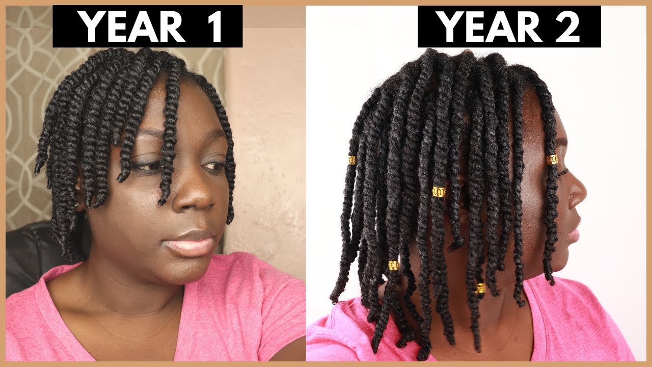 Twists are growing my natural hair❗