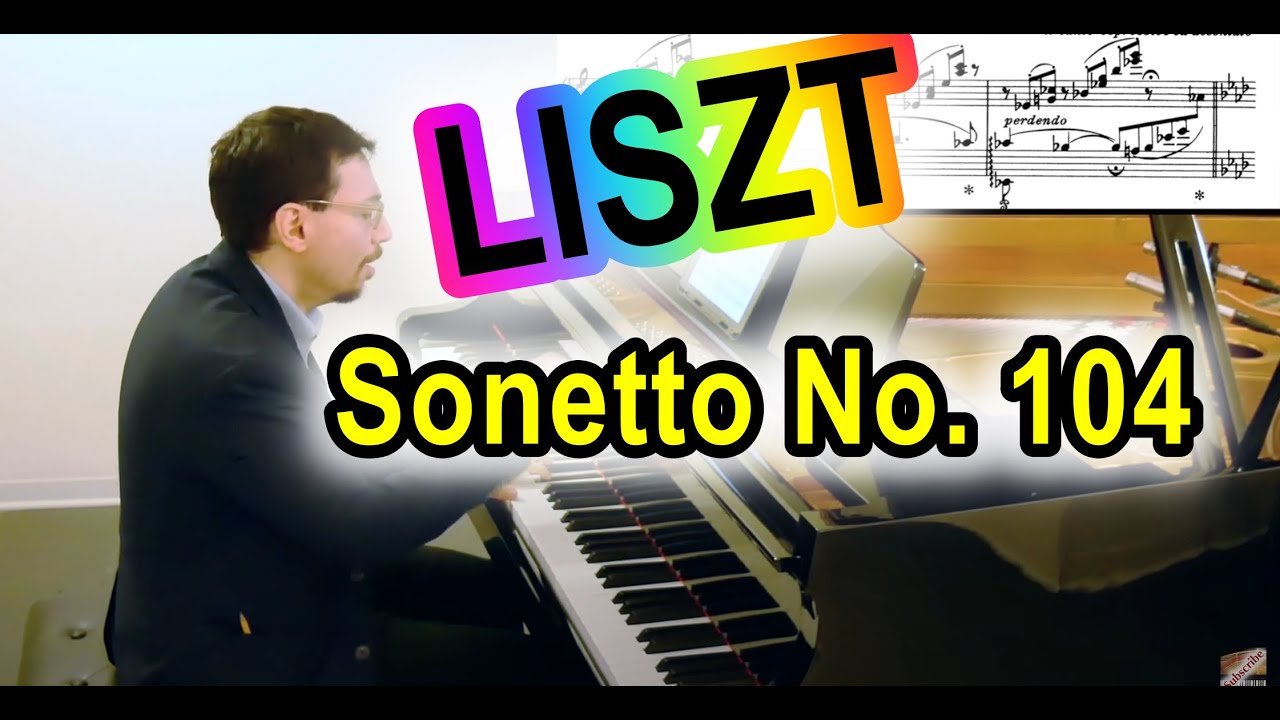 Liszt - Petrarca Sonetto no. 104 - Gabriele Tomasello, piano.