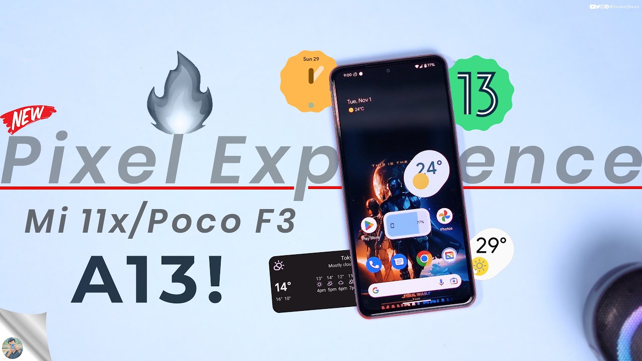 OFFICIAL PIXEL EXPERIENCE ANDROID 13 FISRT UPDATE FOR MI 11X REVIEW, BEST PERFORMANCE ?