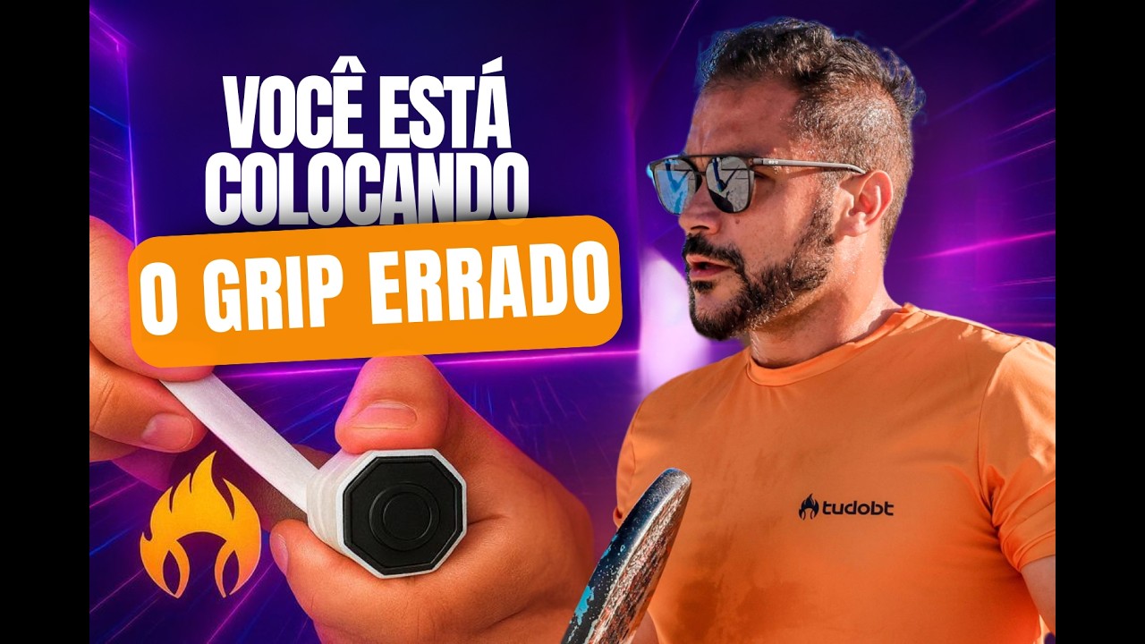 Como colocar o grip na raquete de beach tennis