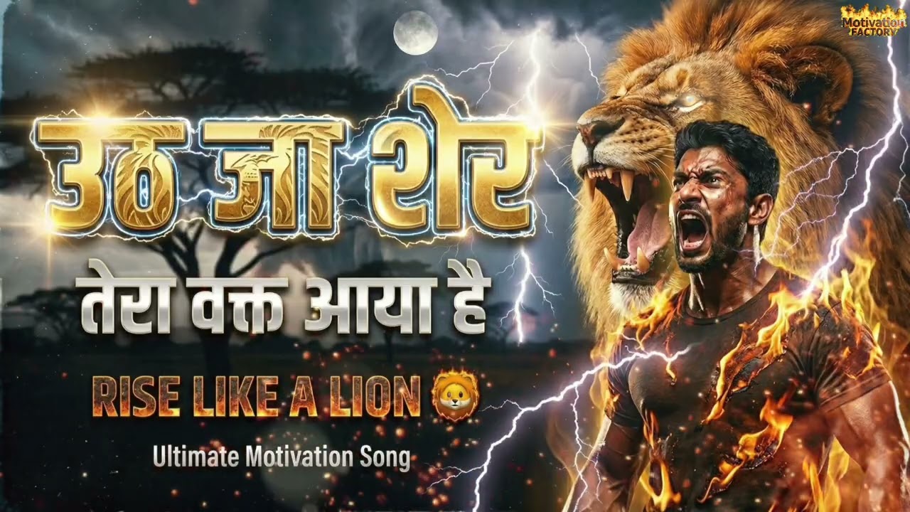 Success के लिए आग चाहिए? ये सुन 🔥| उठ जा शेर, तेरा वक्त आया है 🦁 | Powerful Motivational Song 2026
